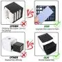 Portable Air Conditioner Fan Mini USB Personal Evaporative Air Cooler Personal Space Cooling Device with 3 Speeds Modes for Office, Home, Dorm, Car (White)