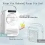 Portable Air Conditioner Fan, 600ML Personal Mini Evaporative Air Cooler with 3 Speeds & 2 Misting, Humidifier Misting Fan with LCD Display, Air Circulator Desk Fan for Home Office Bedroom, White Portable Air Conditioner Fan, 600ML Personal Mini Evaporative Air Cooler with 3 Speeds & 2 Misting, Humidifier Misting Fan with LCD Display, Air Circulator Desk Fan for Home Office Bedroom, White