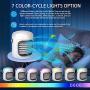 Portable Air Conditioner,Personal Air Cooler, 3-in-1 Evaporative with 3 Speeds,Ice Packs,2500 mAh Battery