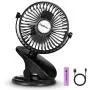 SkyGenius Battery Operated Stroller Fan, Rechargeable USB Powered Mini Clip on Desk Fan SkyGenius Battery Operated Stroller Fan, Rechargeable USB Powered Mini Clip on Desk Fan