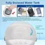 Portable Air Conditioner,3-in-1 Personal Air Cooler,Evaporative with Ice Packs,2500 mAh Battery