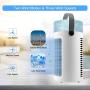 Personal Air Cooler Fan Portable Air Conditioner Fan Small Room Air Conditioner Evaporative Cooling Fan Mini Air Conditioner For Bedroom Desktop Air Conditioner for Office(with adapter)