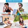 Tikduck Neck Portable Sports Fans Hand Free Mini USB Rechargeable Desk Fan Headphone Design Wearable Small Personal Table Travel Office Room Household Cooling Folding Electric Airflow (Black) Tikduck Neck Portable Sports Fans Hand Free Mini USB Rechargeable Desk Fan Headphone Design Wearable Small Personal Table Travel Office Room Household Cooling Folding Electric Airflow (Black)