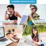 Tikduck Neck Portable Sports Fans Hand Free Mini USB Rechargeable Desk Fan Headphone Design Wearable Small Personal Table Travel Office Room Household Cooling Folding Electric Airflow (Black) Tikduck Neck Portable Sports Fans Hand Free Mini USB Rechargeable Desk Fan Headphone Design Wearable Small Personal Table Travel Office Room Household Cooling Folding Electric Airflow (Black)