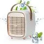 Portable Air Conditioner, Small Battery Powered Desktop Air Conditioners Fan with Handle, Cordless Personal Air Cooler with 3 Speeds for Small Room Office Dorm and Outdoor(White) Portable Air Conditioner, Small Battery Powered Desktop Air Conditioners Fan with Handle, Cordless Personal Air Cooler with 3 Speeds for Small Room Office Dorm and Outdoor(White)