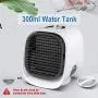 Air Cooler, Evaporative Air Cooler& Portable Air Conditioner/Humidifier, 2021 Mini Air Conditioner Noiselessness with USB Charge, 3 Adjustable Speeds with LED Lighting for Room Home Office (M) Air Cooler, Evaporative Air Cooler& Portable Air Conditioner/Humidifier, 2021 Mini Air Conditioner Noiselessness with USB Charge, 3 Adjustable Speeds with LED Lighting for Room Home Office (M)