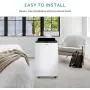 Airo Comfort Portable Air Conditioner 8,000BTU – 5,000 SACC Quiet Air Conditioning Machine Cools Up to 200 Square Feet Room LED Display Auto and Dehumidifier Mode with Remote Control Airo Comfort Portable Air Conditioner 8,000BTU – 5,000 SACC Quiet Air Conditioning Machine Cools Up to 200 Square Feet Room LED Display Auto and Dehumidifier Mode with Remote Control