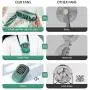 Portable Mini Fan Havit Rechargeable Handheld Fan USB Small Personal Battery Operated Neck Fans Hand-free for Women Kids Girls Man Teens Desk Outdoor Travel Office Household (2, Green) Portable Mini Fan Havit Rechargeable Handheld Fan USB Small Personal Battery Operated Neck Fans Hand-free for Women Kids Girls Man Teens Desk Outdoor Travel Office Household (2, Green)