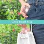 Super Mini Handheld Fan, Pocket Size Portable Battery Fan with Max 18 Hours Working Time, Strong Airflow, 3 Speeds, Natural Wind Mode, Removable Base Personal Fan For Home, Office (Pink))