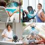 Portable Stroller Fan, Use As Power Bank, 55H 12000mAh Battery Operated Fan Flexible Tripod Baby Car Seat Fan, Personal Mini Handheld/Desk/Small Clip On Fans For Stroller, Carseat, Beach, Bed, Camping