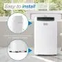 BLACK+DECKER BPT06WTB Portable Air Conditioner with Remote Control, 6,000 BTU SACC/CEC (10,000 BTU ASHRAE), Cools Up to 250 Square Feet, White BLACK+DECKER BPT06WTB Portable Air Conditioner with Remote Control, 6,000 BTU SACC/CEC (10,000 BTU ASHRAE), Cools Up to 250 Square Feet, White