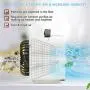 Portable Air Conditioner, NASUM 3-in-1 Personal Space Air Cooler, Rechargeable Evaporative Air Fan with 3 Speeds Mini Cooling Fan with LED Light for Bedroom, Home, Office, Camping