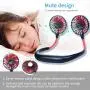 Neck Fan Portable Neckband Fan USB Rechargeable Hand Free Personal Mini Sport Fan with 3 Level Air Flow aromatherapy fan for Sports Travel Outdoor Office Reading Neck Fan Portable Neckband Fan USB Rechargeable Hand Free Personal Mini Sport Fan with 3 Level Air Flow aromatherapy fan for Sports Travel Outdoor Office Reading