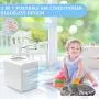 Portable Air Conditioner, Evaporative Air Cooler Rechargeable Battery Operated Air Conditioner with 3 Speed Modes Personal Mini Air Conditioner Fan, Air Conditioner for Small Room, Home, Office, Car