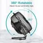 Desk Fan, USB Fan With Enhanced Airflow 6 Inch Small Desk fan with Quiet Operation Portable Mini Table Fan for office/Desk/Bedroom/Home Desk Fan, USB Fan With Enhanced Airflow 6 Inch Small Desk fan with Quiet Operation Portable Mini Table Fan for office/Desk/Bedroom/Home