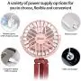 Mini Handheld Personal Portable Fan with Flexible Tripod on Desk, USB or Batterry Powered (Pink)’ Mini Handheld Personal Portable Fan with Flexible Tripod on Desk, USB or Batterry Powered (Pink)’