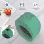 Portable Air Conditioner Fan, Small Desktop Air Cooler Fan, USB Powered Portable Personal Air Cooler , 3 speed with night light ,suitable for Home Office Bedroom (GREEN)