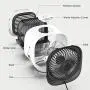 Air Cooler, Evaporative Air Cooler& Portable Air Conditioner/Humidifier, 2021 Mini Air Conditioner Noiselessness with USB Charge, 3 Adjustable Speeds with LED Lighting for Room Home Office (M) Air Cooler, Evaporative Air Cooler& Portable Air Conditioner/Humidifier, 2021 Mini Air Conditioner Noiselessness with USB Charge, 3 Adjustable Speeds with LED Lighting for Room Home Office (M)