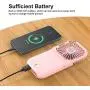 Ecesia Foldable Handheld Mini Stand Fan Powerful Small Personal Portable Lightweight Handy Fan with Power Bank Strong Wind USB Rechargeable Cooling for Kids Girls Woman Home Outdoor Travel (Pink) Ecesia Foldable Handheld Mini Stand Fan Powerful Small Personal Portable Lightweight Handy Fan with Power Bank Strong Wind USB Rechargeable Cooling for Kids Girls Woman Home Outdoor Travel (Pink)