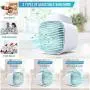 Portable Outdoor Air Conditioner Fan, Evaporative Air Cooler Fan Super Quiet Ice Fan with Led Light 3 Speeds Humidifier Double Ice Box for Home Office Dorm Camping Tent Portable Outdoor Air Conditioner Fan, Evaporative Air Cooler Fan Super Quiet Ice Fan with Led Light 3 Speeds Humidifier Double Ice Box for Home Office Dorm Camping Tent