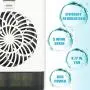 QIUJIN Portable Air Conditioner Fan, Humidifier Cooler Personal Small Mini Desk Fan Evaporative Air Cooler with Misting Cooling for Home Bedroom Office Outdoor QIUJIN Portable Air Conditioner Fan, Humidifier Cooler Personal Small Mini Desk Fan Evaporative Air Cooler with Misting Cooling for Home Bedroom Office Outdoor