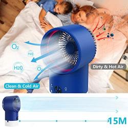 Portable Air Conditioner AC Mini - Air Conditioner Portable, Personal Portable Air Conditioner with Timing, 7 Colors Light, 3 Speeds Quiet Portable AC, for Personal, Home, Office