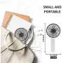 Mini Handheld Fan, Folding Table Fan Pocket Fan with 180°Rotatable Flexible Stand, Ultra Quiet Rechargeable Portable Fan for Stroller Bike Camping BBQ Gym Office Room Car Traveling (Green)