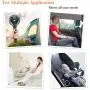 Mini Handheld Personal Portable Fan, Baby Stroller Fan, Car Seat Fan, Desk Fan, with Flexible Tripod Fix on Stroller Student Bed Bike Crib Car Rides, USB or Battery Powered (Black) Mini Handheld Personal Portable Fan, Baby Stroller Fan, Car Seat Fan, Desk Fan, with Flexible Tripod Fix on Stroller Student Bed Bike Crib Car Rides, USB or Battery Powered (Black)