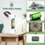 Fterwk Portable Air Conditioner Mini Personal Cooler Fan 120°Auto Oscillation Rechargeable 3 Wind Speeds 7 Colors Night Light Air Cooler Mist Humidifier with Handle for Office/Room/Dorm/Outdoor Fterwk Portable Air Conditioner Mini Personal Cooler Fan 120°Auto Oscillation Rechargeable 3 Wind Speeds 7 Colors Night Light Air Cooler Mist Humidifier with Handle for Office/Room/Dorm/Outdoor