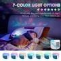 Portable Air Conditioner, Personal Air Cooler, Rechargeable 3-in-1 Air Conditioner Fan with 3 Speeds, 7 Colors LED Night, Desktop Humidifier Misting Fan with Handle for Home, Dorm, Bedroom, Office