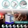 Portable Air Conditioner, Evaporative Air Conditioner Fan, Super Quiet Desk Cooler Fan, Personal Mini Air Cooler with 3 Speeds Colorful LED Light for Home Office Room Portable Air Conditioner, Evaporative Air Conditioner Fan, Super Quiet Desk Cooler Fan, Personal Mini Air Cooler with 3 Speeds Colorful LED Light for Home Office Room