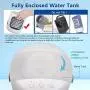 portable Air Conditioner,3-in-1 Personal Evaporative Air cooler with Ice Packs,2500 mAh Battery