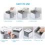 Portable Air Conditioner Fan, AUSHEN Personal Air Cooler Mini Air Conditioner with 3 Speeds, 7 Color LED Light, Desktop Table Cooling Fan Evaporative Air Cooler for Home Bedroom Office