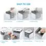 Portable Air Conditioner Fan, AUSHEN Personal Air Cooler Mini Air Conditioner with 3 Speeds, 7 Color LED Light, Desktop Table Cooling Fan Evaporative Air Cooler for Home Bedroom Office Portable Air Conditioner Fan, AUSHEN Personal Air Cooler Mini Air Conditioner with 3 Speeds, 7 Color LED Light, Desktop Table Cooling Fan Evaporative Air Cooler for Home Bedroom Office