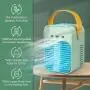 Portable Air Conditioner, Mini Fan Air Cooler Fan with 3 Wind Speeds and with 3 Spray Modes, Personal Space Humidifier with Handle Suitable for Bedroom/Office/Dorm/Camping