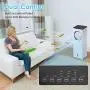 3-IN-1 Evaporative Air Cooler, Portable air conditioner with 4 Mode Settings and 3 Fan Speeds, Timer, LED Display, Remote Control, Bladeless Design for Home and Office Use 3-IN-1 Evaporative Air Cooler, Portable air conditioner with 4 Mode Settings and 3 Fan Speeds, Timer, LED Display, Remote Control, Bladeless Design for Home and Office Use