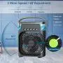 Portable Air Conditioner Fan,Personal Air Cooler Mini Quiet Evaporative with AC adapter ,Humidifier Misting Fan , 1/2/3 H Timer, 3 Speeds,60°Adjustment for Office, Home, Room,Dorm ,Outdoor- Black Portable Air Conditioner Fan,Personal Air Cooler Mini Quiet Evaporative with AC adapter ,Humidifier Misting Fan , 1/2/3 H Timer, 3 Speeds,60°Adjustment for Office, Home, Room,Dorm ,Outdoor- Black