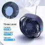 SmartDevil Small Personal USB Desk Fan,3 Speeds Portable Desktop Table Cooling Fan Powered by USB,Strong Wind,Quiet Operation,for Home Office Car Outdoor Travel (Navy Blue) SmartDevil Small Personal USB Desk Fan,3 Speeds Portable Desktop Table Cooling Fan Powered by USB,Strong Wind,Quiet Operation,for Home Office Car Outdoor Travel (Navy Blue)