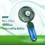 Viinffu Handheld Fan, Portable Personal Fan with Adjustable 3 Speeds, 4000mAh Battery Operated Last for 10 hours, Desk USB Mini Cooling Fan for Outdoor, Indoor, Dark Green Viinffu Handheld Fan, Portable Personal Fan with Adjustable 3 Speeds, 4000mAh Battery Operated Last for 10 hours, Desk USB Mini Cooling Fan for Outdoor, Indoor, Dark Green