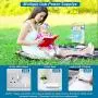 Portable Air Conditioner Fan,Personal Air Cooler Mini Quiet Evaporative with AC adapter, Humidifier Misting Fan, 1/2/3 H Timer, 3 Speeds,60°Adjustment for Office, Home, Room,Dorm,Outdoor- White