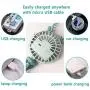 Mini Handheld USB Personal Portable Fan, Stroller Fan, Desk Fan, Powerful 3 Speeds,with Flexible Tripod Fix ,360° Rotate Ultra Quiet,summery gift for Stroller/Beach/Treadmill/Camping/Desk/Bed (Green) Mini Handheld USB Personal Portable Fan, Stroller Fan, Desk Fan, Powerful 3 Speeds,with Flexible Tripod Fix ,360° Rotate Ultra Quiet,summery gift for Stroller/Beach/Treadmill/Camping/Desk/Bed (Green)