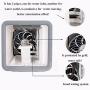 UNIKTREND Portable ac Personal Mini Air cooler and airconditioner Compact USB powered Small Air Conditioner for Desktop, Camping, Home Office, Small Room, Dog House - No Vent Personal USB AC, Portable Cooling Fan Chilly Breeze for Kids or Adults Home, Sch
