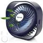 Mini USB Desk Fan Battery Operated, Duoai 2500mAh Desktop Rechargeable Small Quiet Personal Fans Portable with 360°Rotation 3 Speeds for Office Home Library Dorm Bedroom Car Outdoor Travel, Blue Mini USB Desk Fan Battery Operated, Duoai 2500mAh Desktop Rechargeable Small Quiet Personal Fans Portable with 360°Rotation 3 Speeds for Office Home Library Dorm Bedroom Car Outdoor Travel, Blue