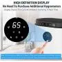 KLOUDI Dehumidifier for Home Small Portable Quiet Dehumidifiers with Humidify Control 77.5oz 2300ml 480 sq ft Dehumidifiers for Basements Bedroom Bathroom RV