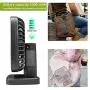 Eleventree Personal Mini Fans,Rechargeable Portable Quiet Fan with timer, Cordless Fan with 4 Speeds Battery for Home Office Bedroom Travel Hiking--Black (4000mAh) Eleventree Personal Mini Fans,Rechargeable Portable Quiet Fan with timer, Cordless Fan with 4 Speeds Battery for Home Office Bedroom Travel Hiking--Black (4000mAh)
