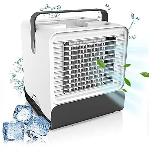 Air Cooler, Evaporative Air Cooler& Portable Air Conditioner/Humidifier Mini-negative Ion USB Air Conditioning Fan, Desktop Cooler Office Refrigeration Strong, Low Noise Design with Night Light 2021 Air Cooler, Evaporative Air Cooler& Portable Air Conditioner/Humidifier Mini-negative Ion USB Air Conditioning Fan, Desktop Cooler Office Refrigeration Strong, Low Noise Design with Night Light 2021