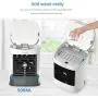 Directtyteam Portable Evaporative Air Cooler, Personal Mini Air Conditioner Fan with Handle, 3 Wind Speeds & 7 Colors, Desktop Cooling & Humidifier Cooler Fan for Room, Bedside Table, Home, Office