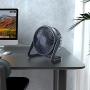 EigPluy USB Desk Fan,5 Inch Portable USB Fan,Small Table Fan,Personal Desktop Fan,Quiet USB Fan for Office/Home/Camping