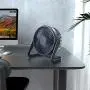 EigPluy USB Desk Fan,5 Inch Portable USB Fan,Small Table Fan,Personal Desktop Fan,Quiet USB Fan for Office/Home/Camping EigPluy USB Desk Fan,5 Inch Portable USB Fan,Small Table Fan,Personal Desktop Fan,Quiet USB Fan for Office/Home/Camping