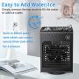 Portable Air Conditioner Fan, Personal Air Cooler Desk Fan Mini Evaporative Cooler Fan with Handle, 120°Auto Oscillation, 3 Adjustable Speeds, 4000mAh Rechargeable Battery Operated (Black)